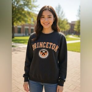 Port and Company Core Fleece Princeton University sweatshirt ADULT SMALL cotton
